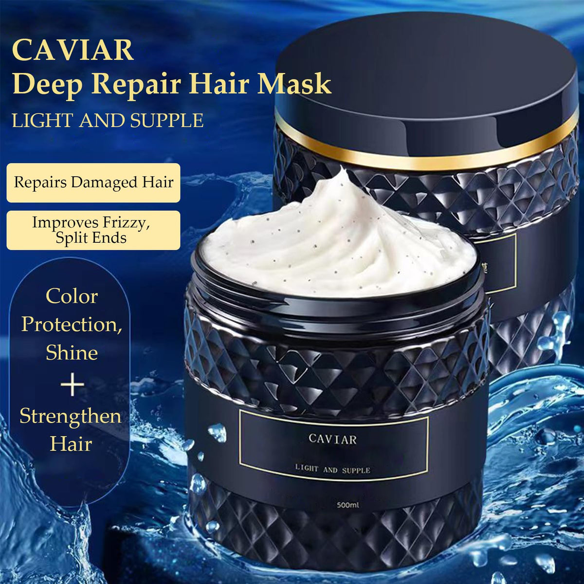 Caviar Hair Mask - Deep Repair Moisture Treatment