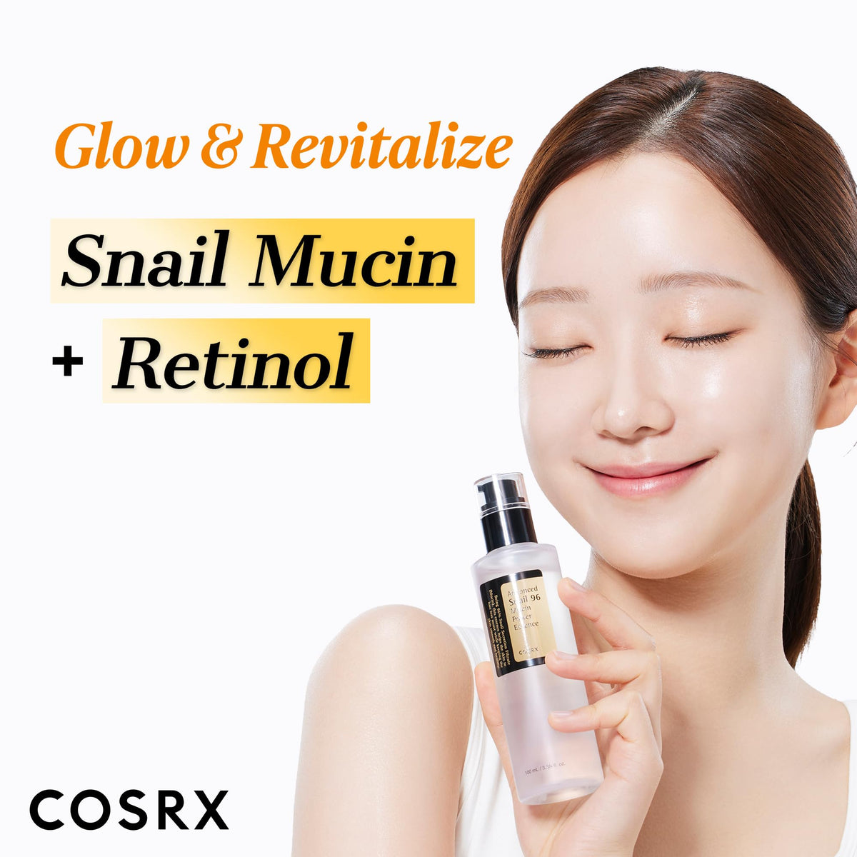 COSRX Snail 96% Mucin Essence & Retinol 0.1% Cream Skincare Set