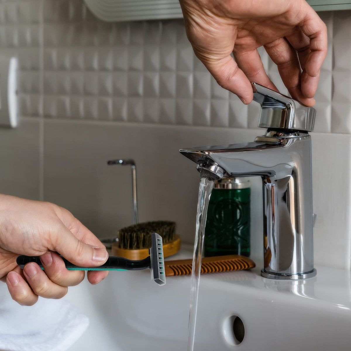 Disposable Razors, Individually Wrapped Twin-Blade Shavers