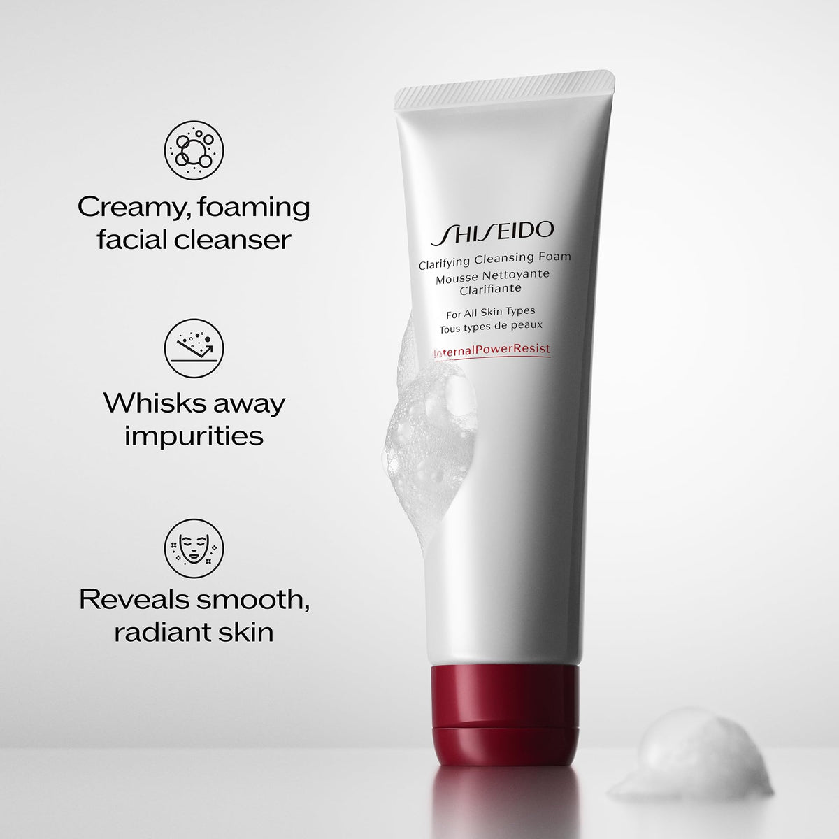 Shiseido Clarifying Cleansing Foam 125 mL Facial Cleanser for All Skin Types