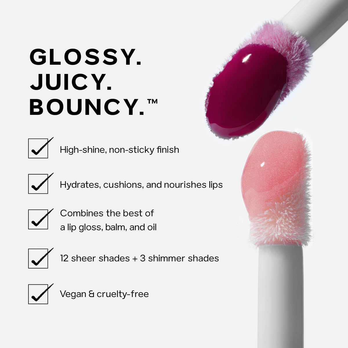 Saie Glossybounce Hydrating Lip Gloss Oil
