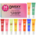 Dmsky Clear Lip Gloss Set with Shea Butter, High-Shine Moisturizing Gloss