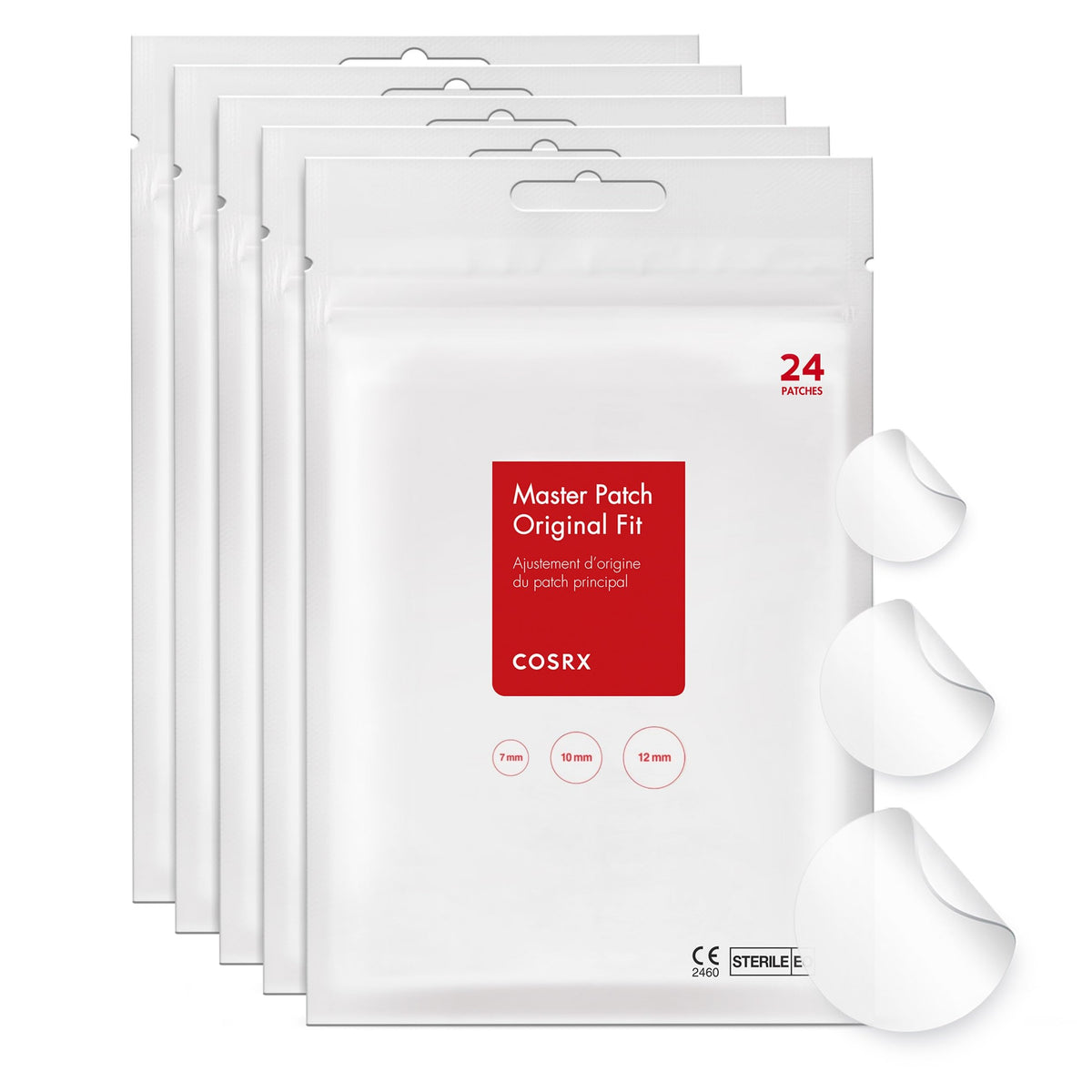COSRX Acne Pimple Patches Hydrocolloid Spot Treatment in 3 Sizes