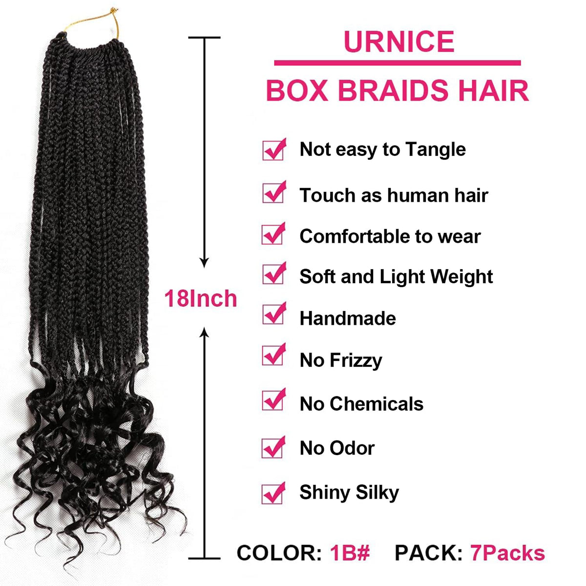Goddess Box Braid Crochet Hair