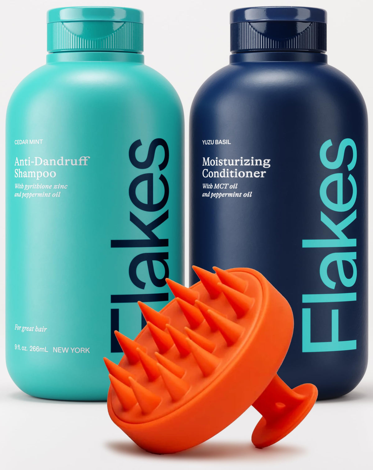 Flakes Anti-Dandruff Shampoo and Conditioner Set for Scalp Care