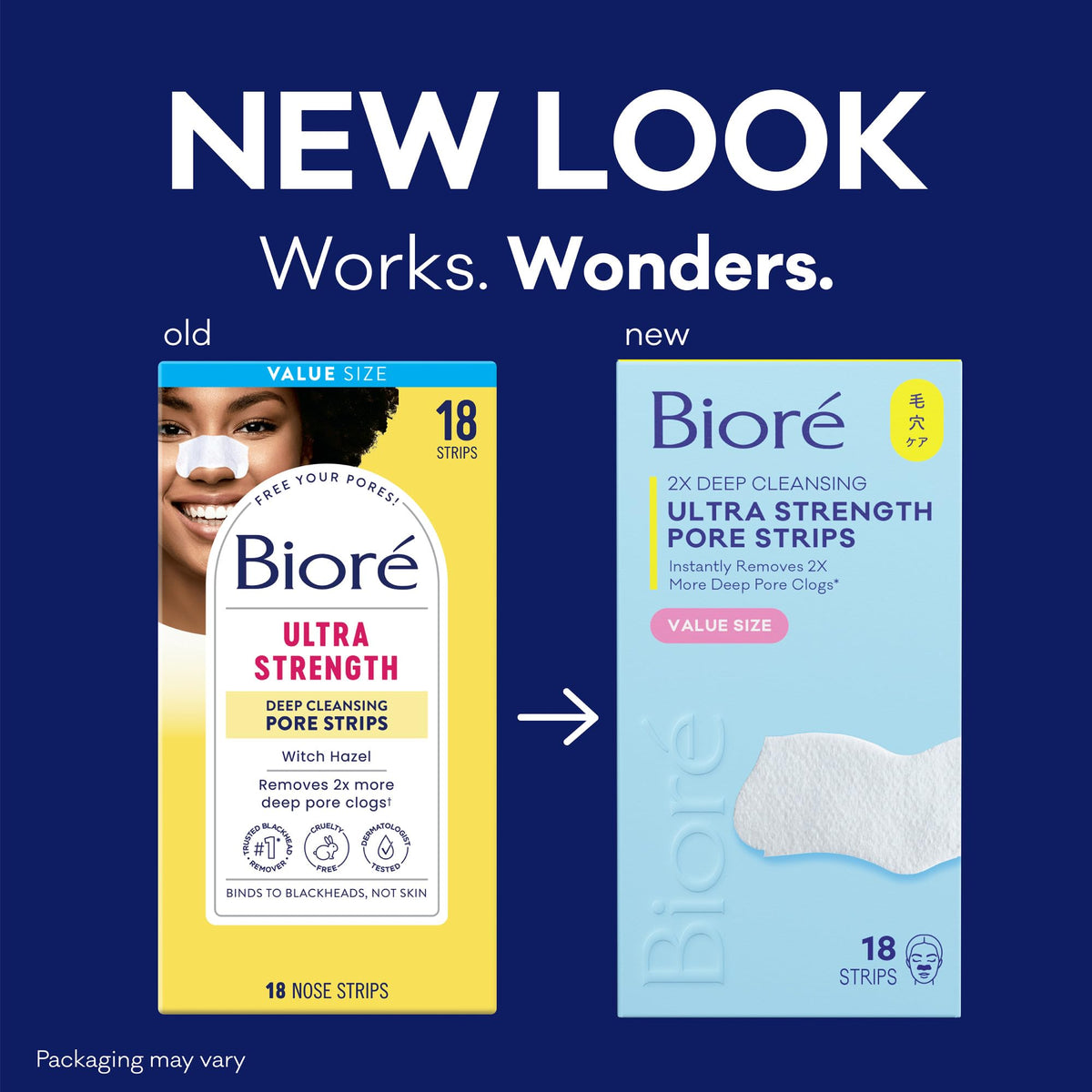 Biore Witch Hazel Deep Cleansing Blackhead Pore Strips