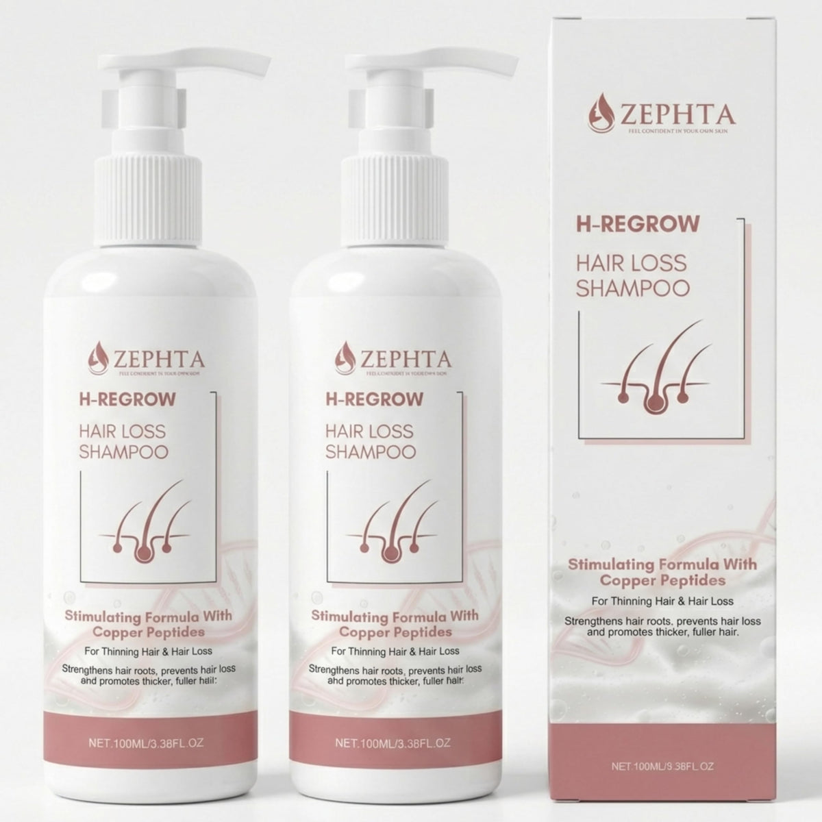 ZEPHTA H-Regrow Hair Growth Shampoo for Thinning Hair