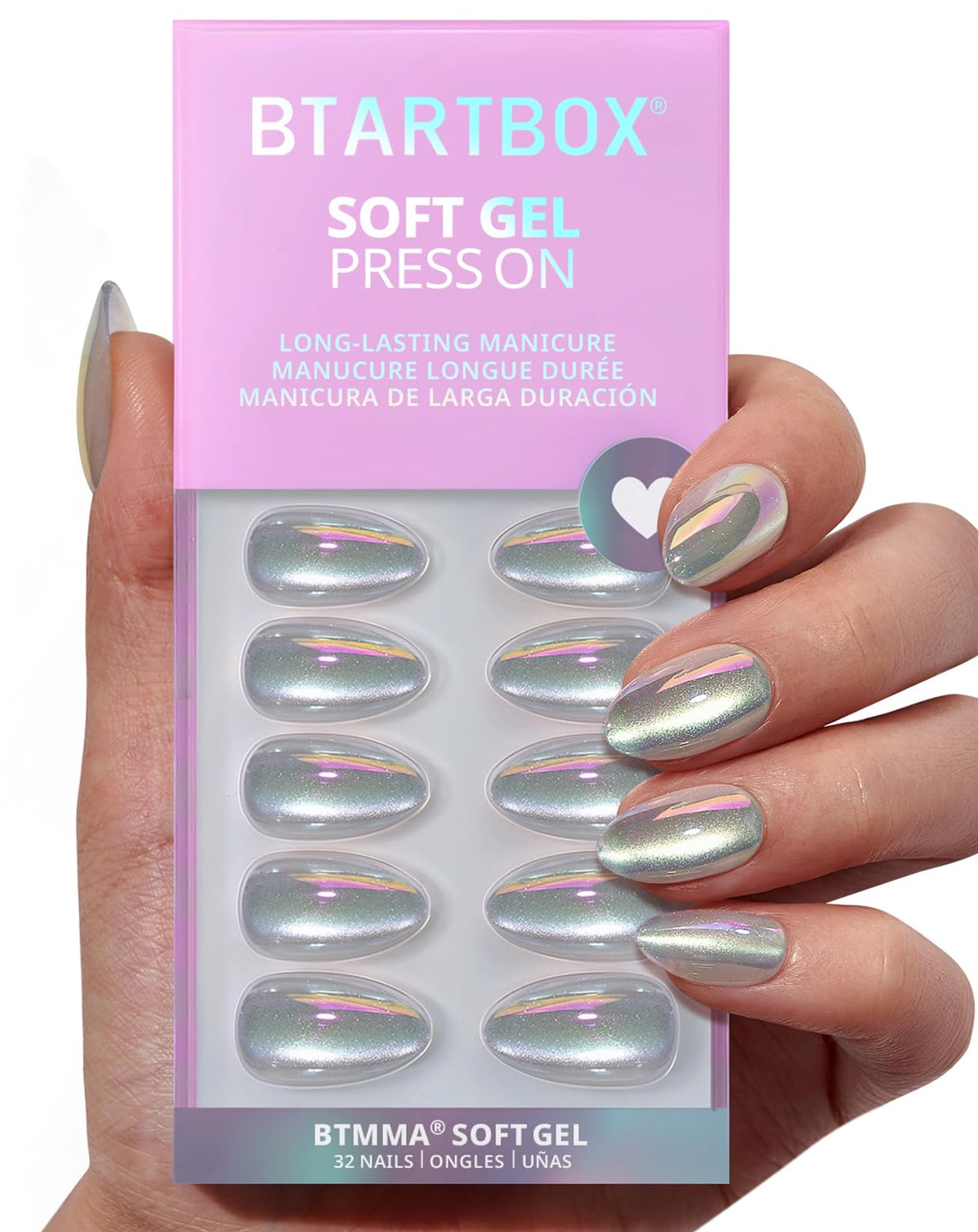 BTArtbox Lamp-Curable Press-On Nails Complete Kit