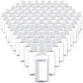 100-Piece 1.7 oz Clear Travel Bottles with Flip Caps
