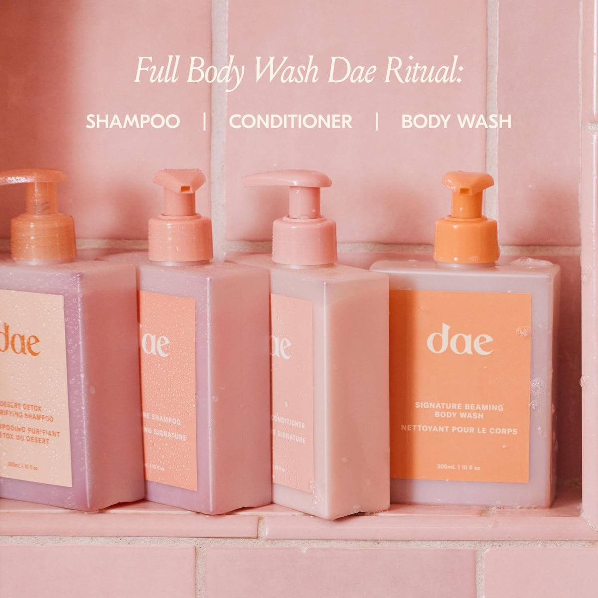 DAE Signature Beaming Body Wash with Cactus Water and Citrus Scent
