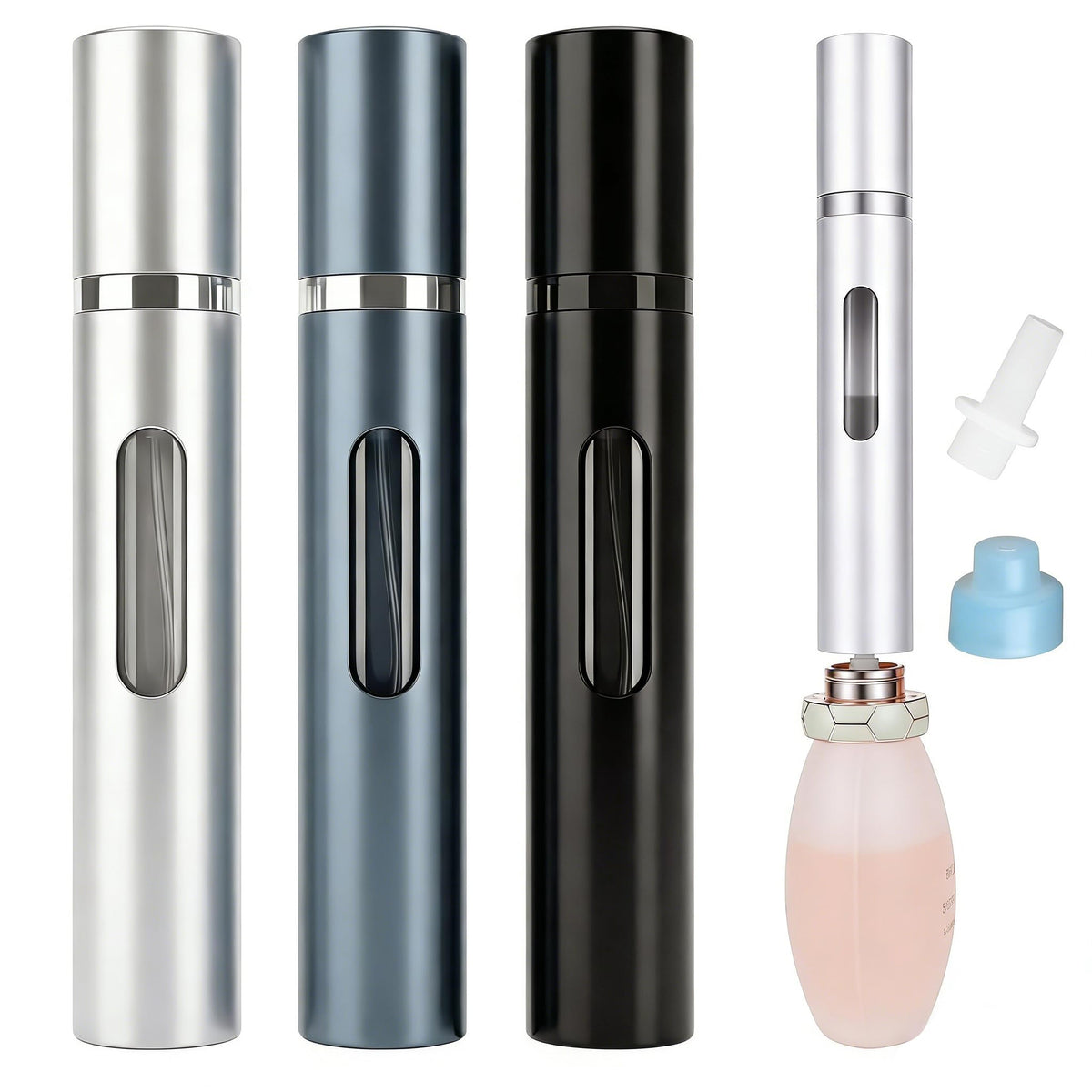 10ml Refillable Perfume Atomizer Travel Bottles, 3-Pack