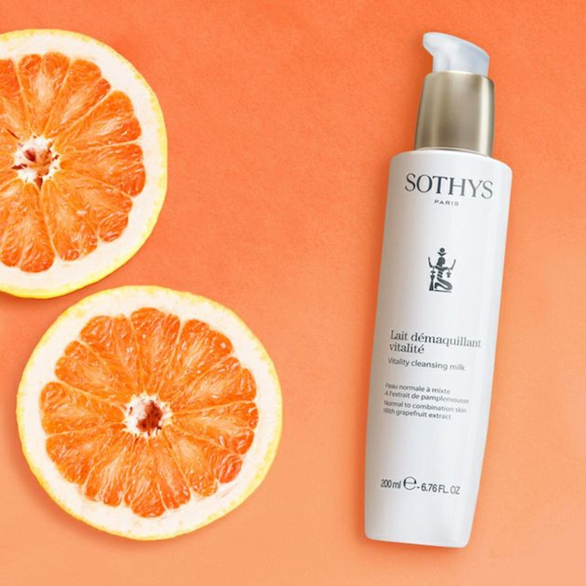 SOTHYS Vitality Grapefruit Cleansing Milk Facial Cleanser