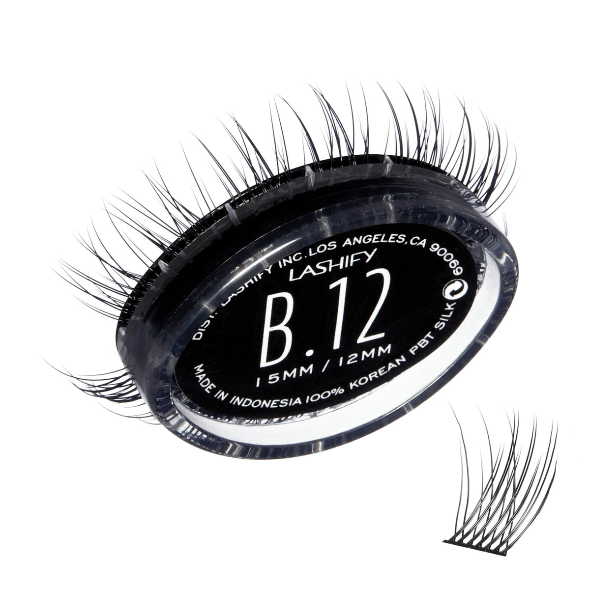 Lashify Bold Gossamer DIY Eyelash Extensions Refill, Black