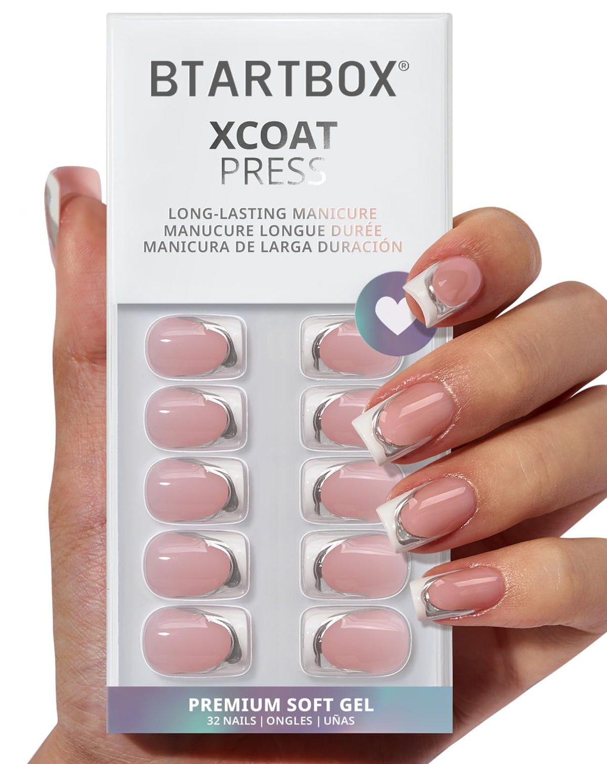 BTArtbox Lamp-Curable Press-On Nails Complete Kit
