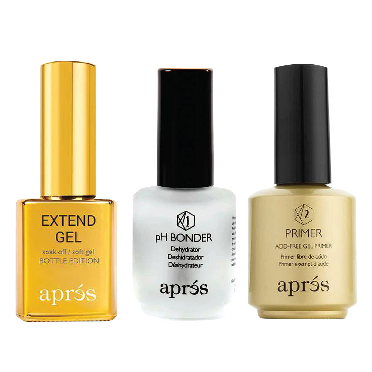 Aprés Gel-X Professional Nail Kit with pH Bonder, Primer & Extend Gel