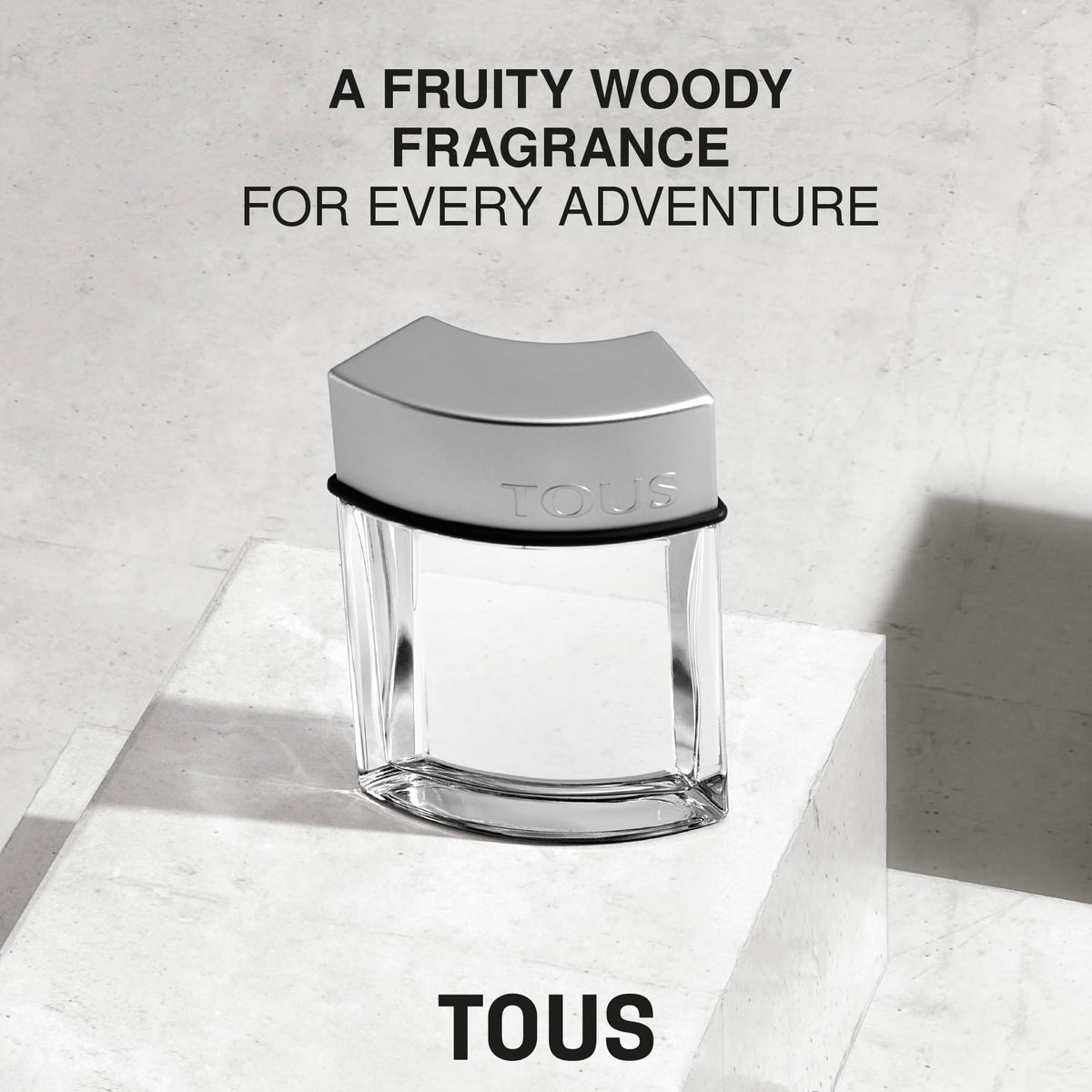 TOUS Man Eau de Toilette for Men, Woody Citrus Fragrance, 3.4 Fl Oz