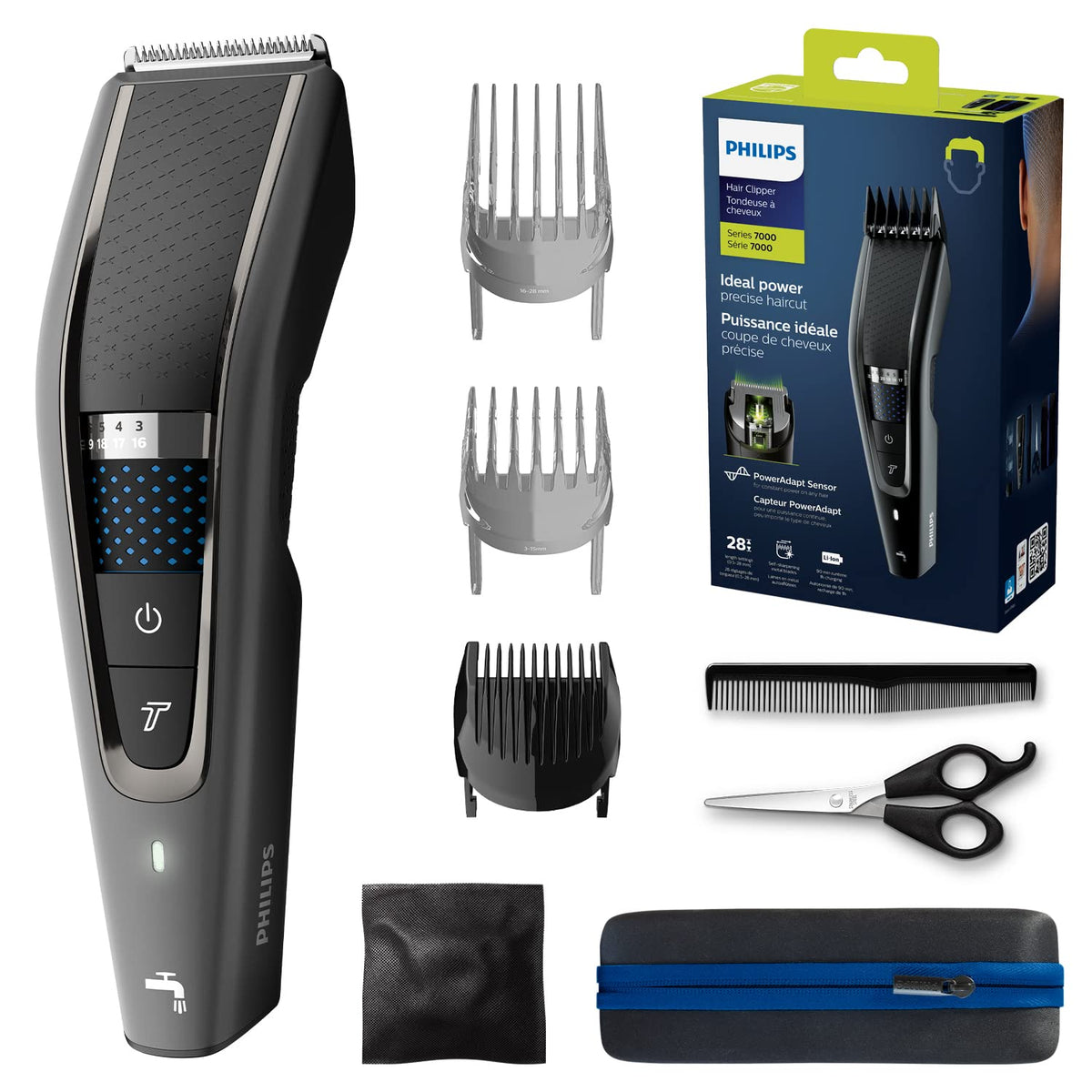 Philips Hairclipper Series 7000 Washable Corded/Cordless Hair Clipper