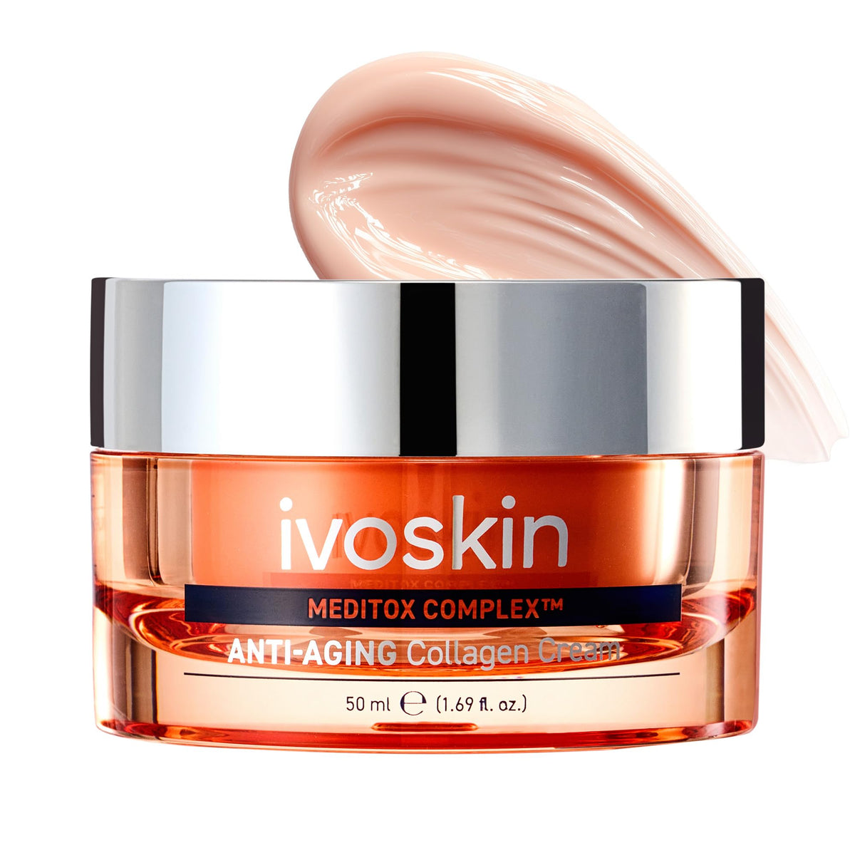 IVOSKIN Collagen Neck Cream with Retinol & Multi Peptides, 1.69 fl oz