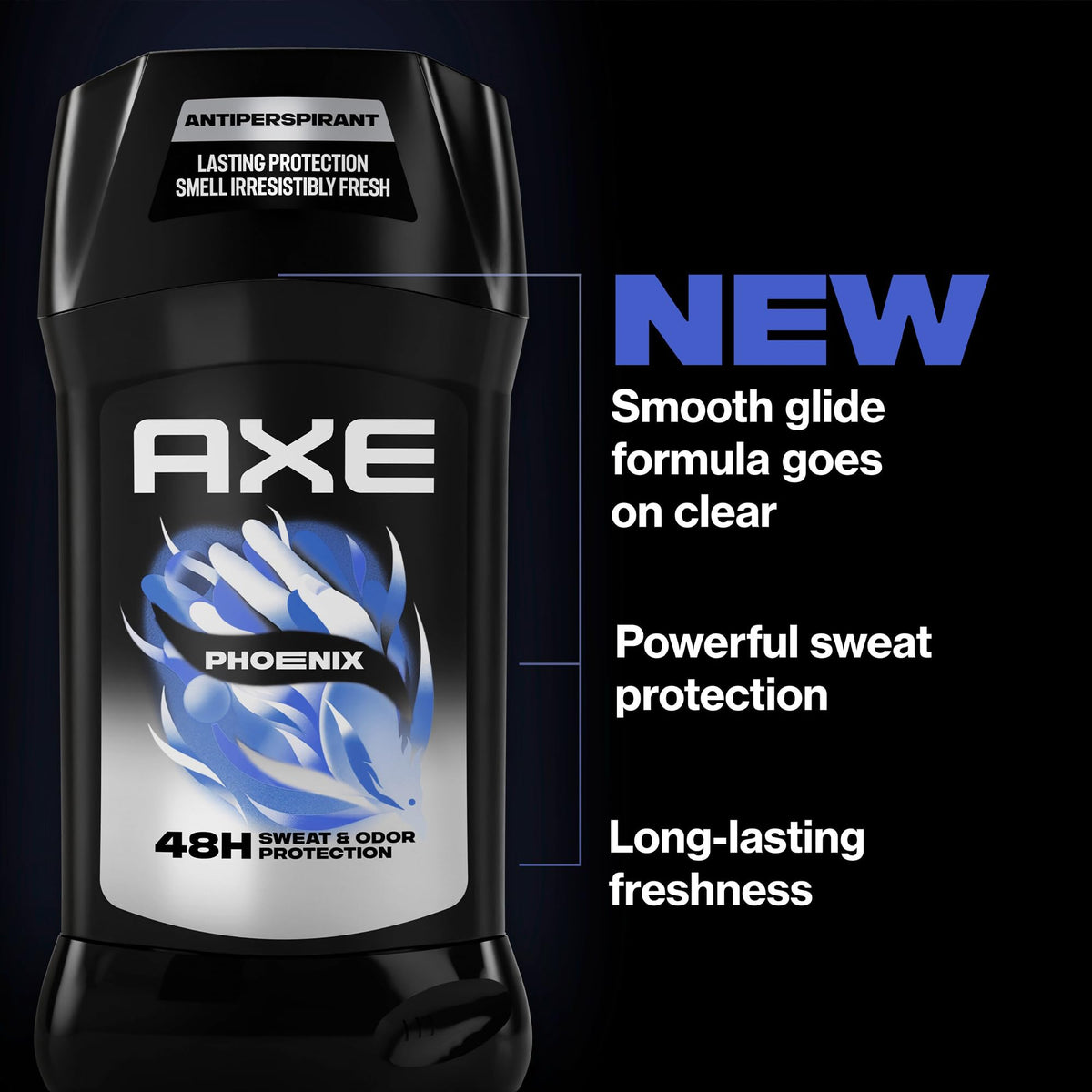 AXE Phoenix Men's Body Care Set with Body Wash, Antiperspirant Stick & Body Spray