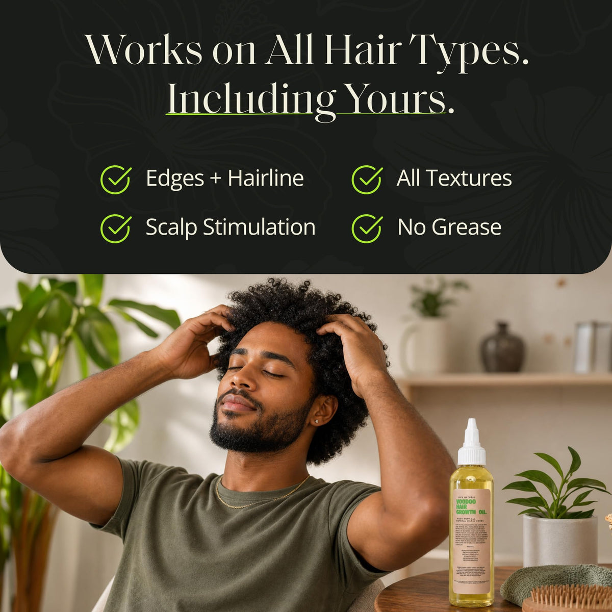 Glossed By Nae Hair Growth Oil for All Hair Types