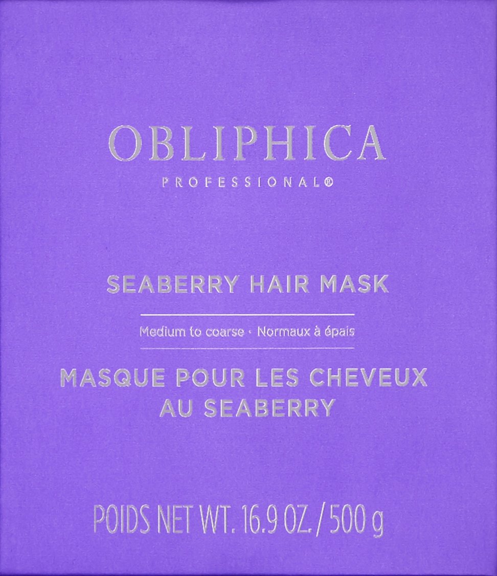 Obliphica Seaberry Hair Mask for Medium to Coarse Hair