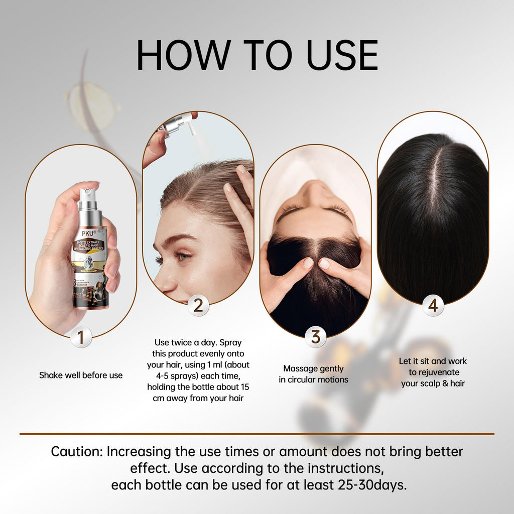 PKU Hair Growth Spray with Biotin & Rosemary Oil