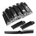 HQSLsund Foldable Double-Headed Pocket Hair Combs, Black