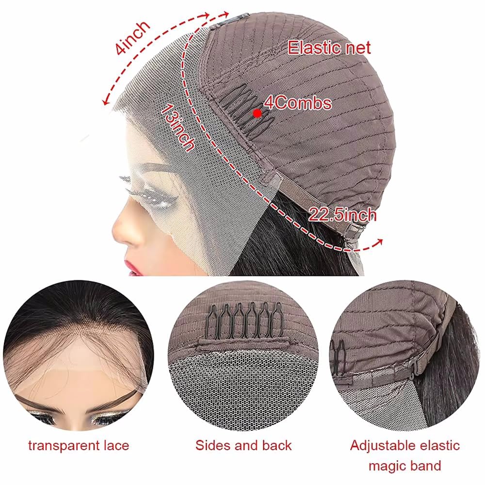13x4 Curly Bob Lace Front Wig Human Hair