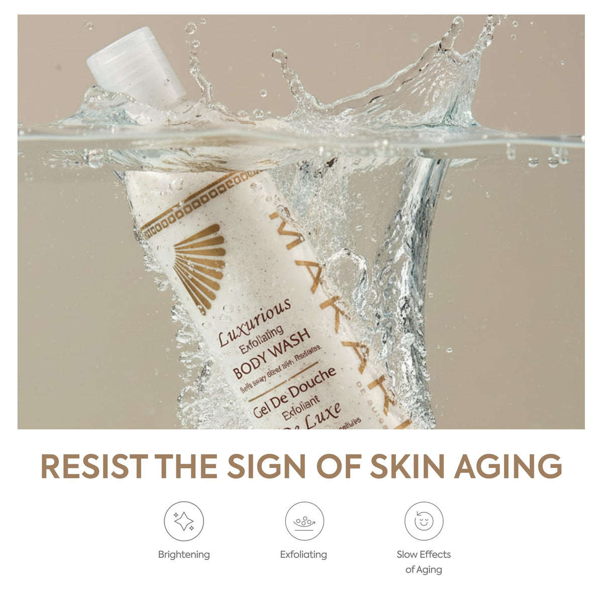 Makari Classic Luxurious Exfoliating Body Wash, 500 ml