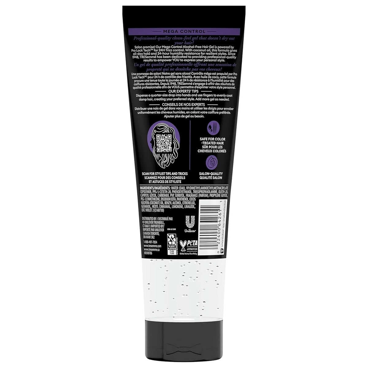 TRESemmé Mega Sculpt Unscented Sculpting Gel, 9 oz, Pack of 5