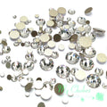 Austrian Crystal Flatback Rhinestones Mixed Sizes, 144-Piece Nail Art Set