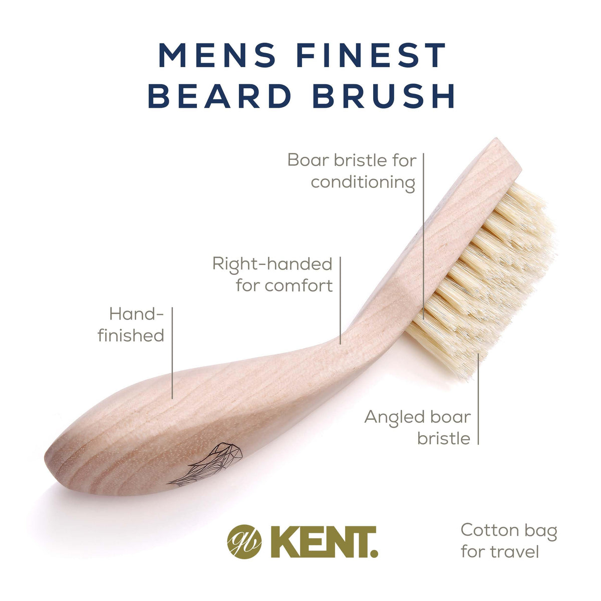 Kent Beard Grooming Brush