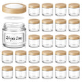 Glass Storage Jars with Plastic Lids