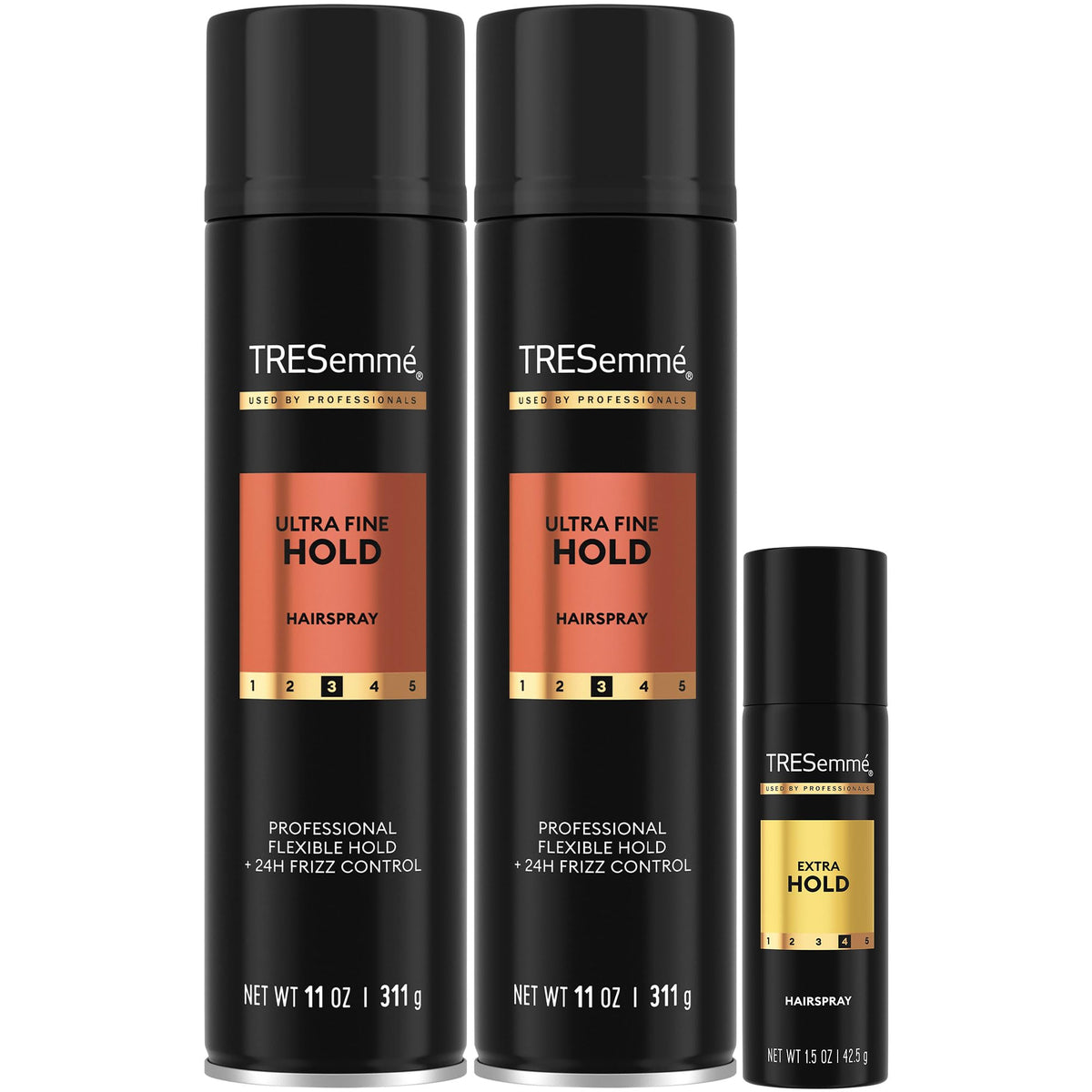 TRESemmé Ultra Fine Hold Hairspray 2-Pack with Travel Size