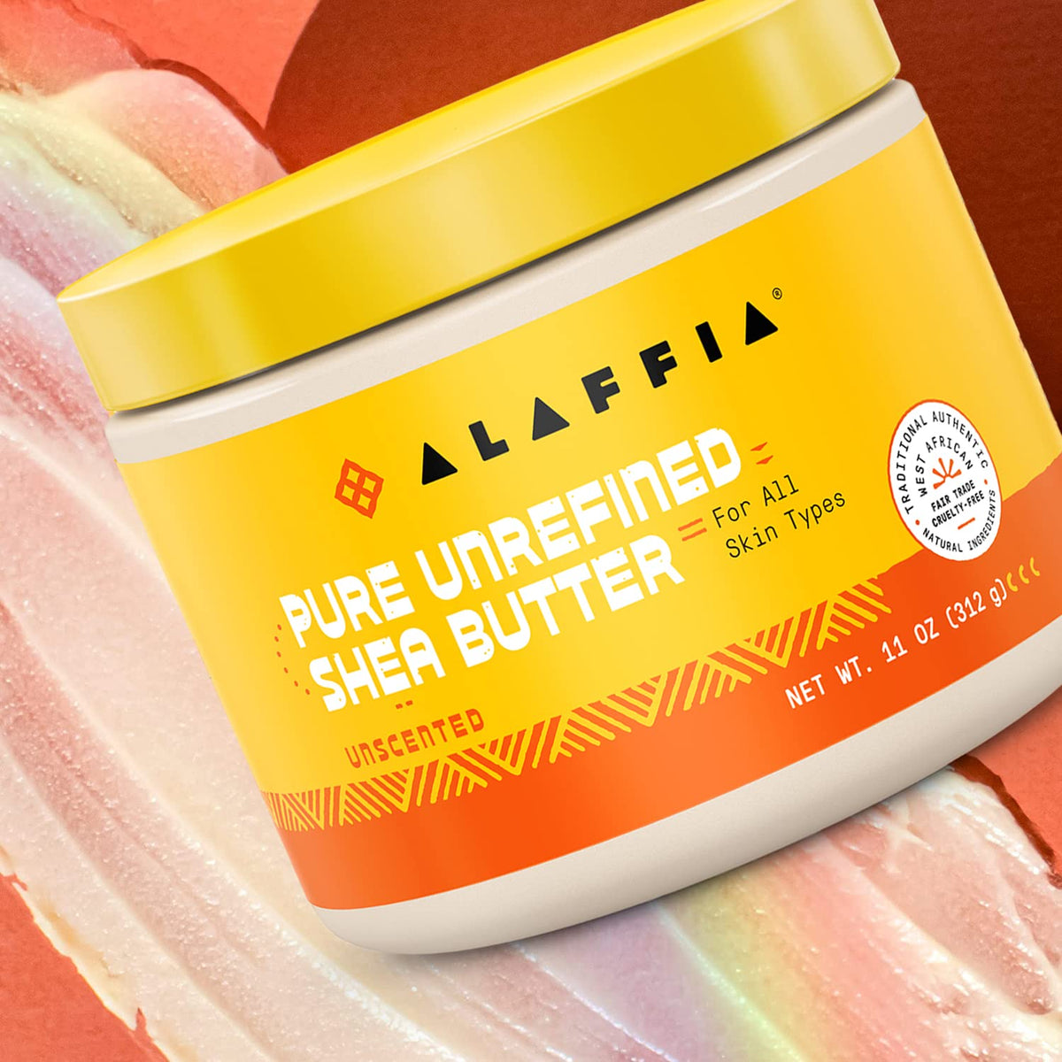 Alaffia Pure Unrefined Shea Butter, 11 oz