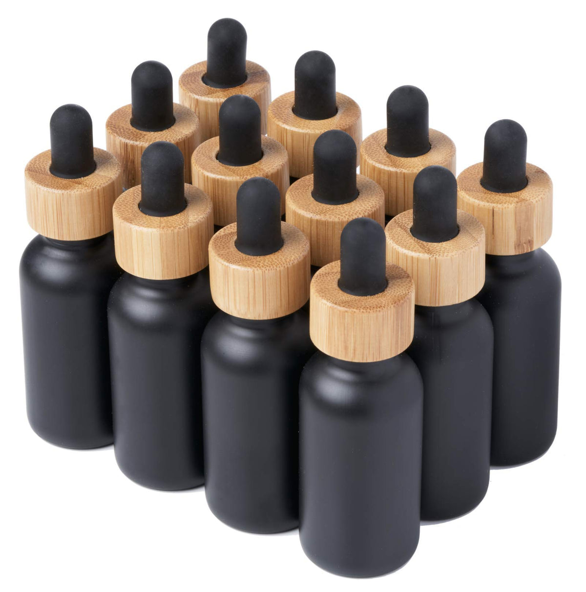 1 oz Boston Round Glass Bottles, Reusable Glass Storage Bottles