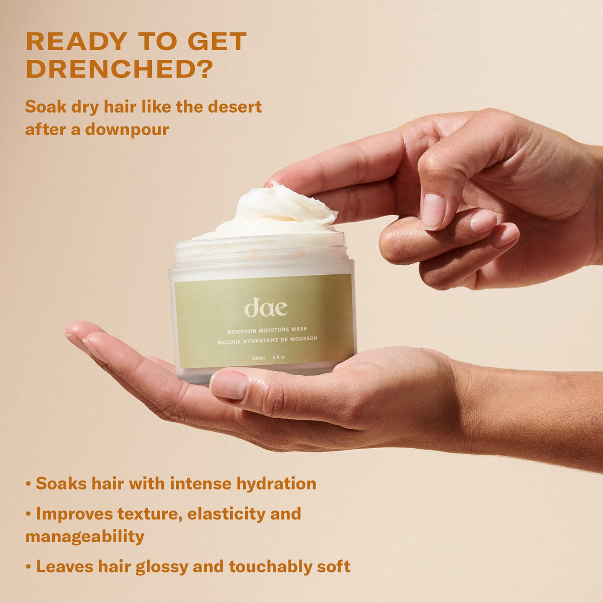 DAE Monsoon Moisture Hair Mask for Intense Hydration