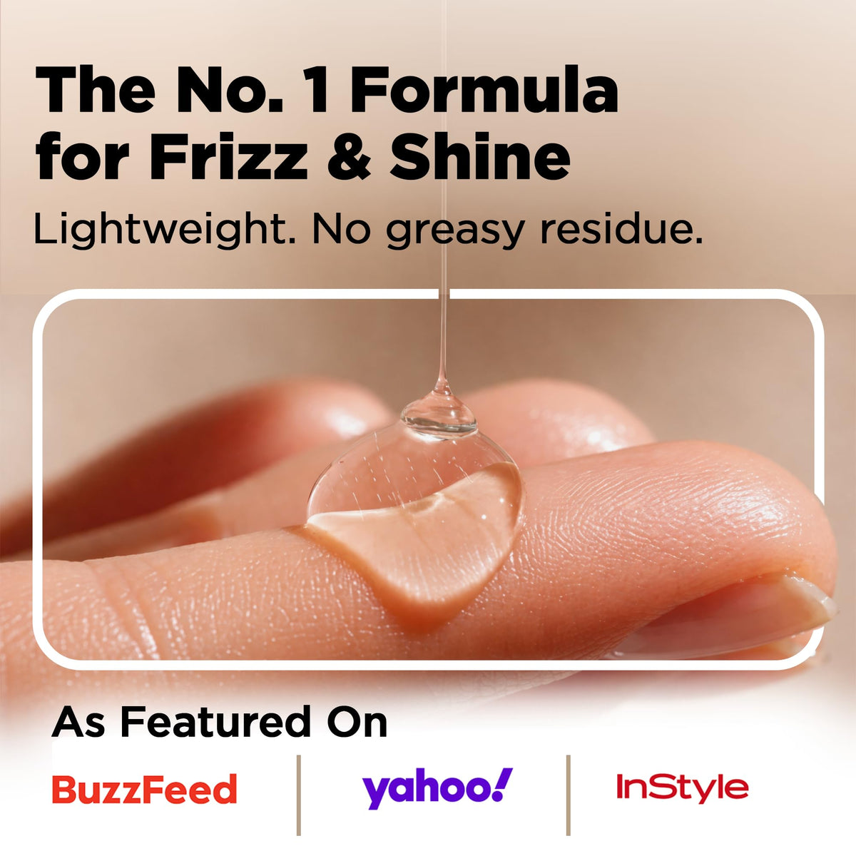 HerStyler Argan Oil Hair Serum for Frizz Control, Shine and Styling