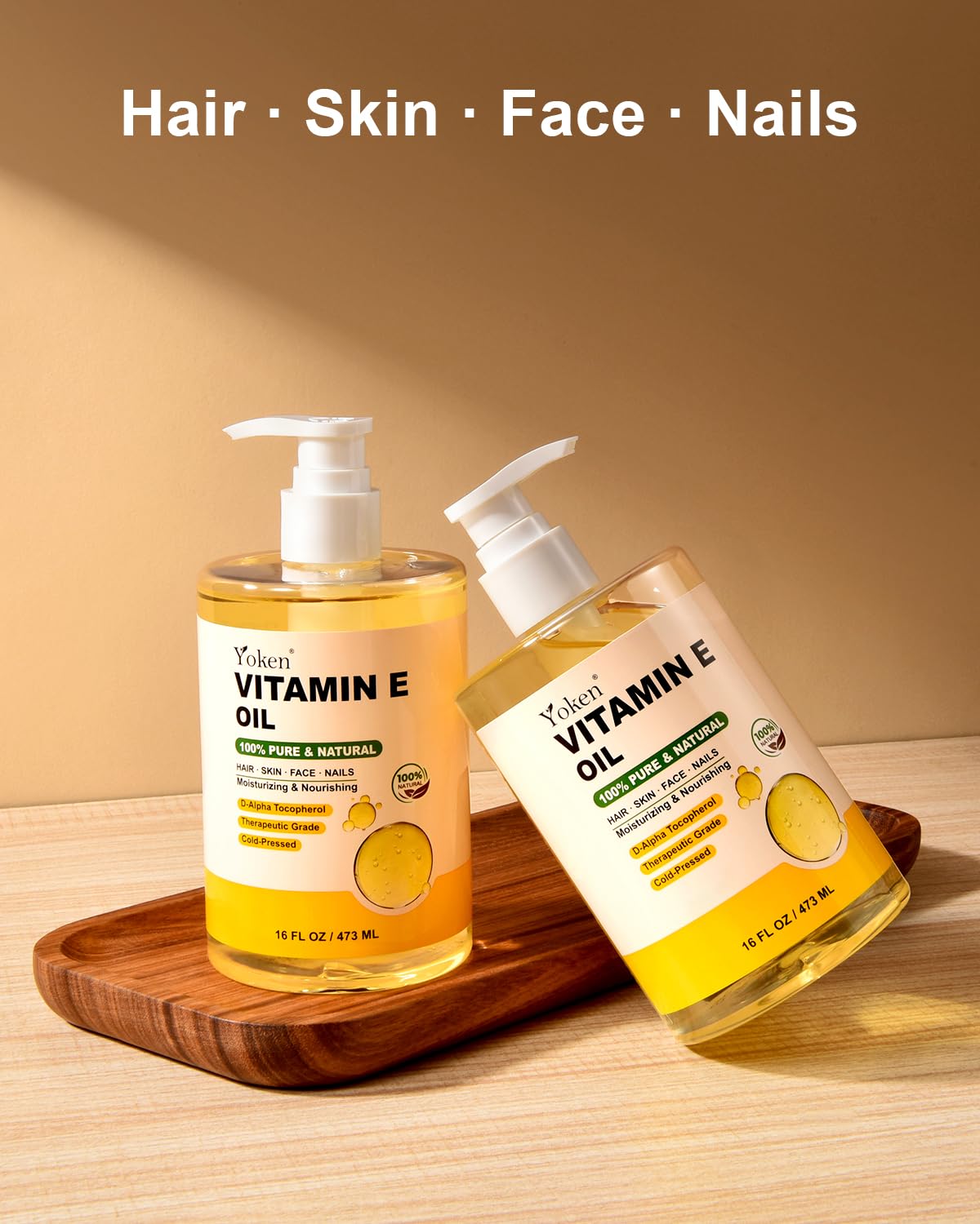 Yoken Unscented Vitamin E Oil for Skin and Body Care