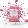 Black Coral Plumeria Hard Wax Beads, 1 kg / 2.2 lb Pink Stripless Wax