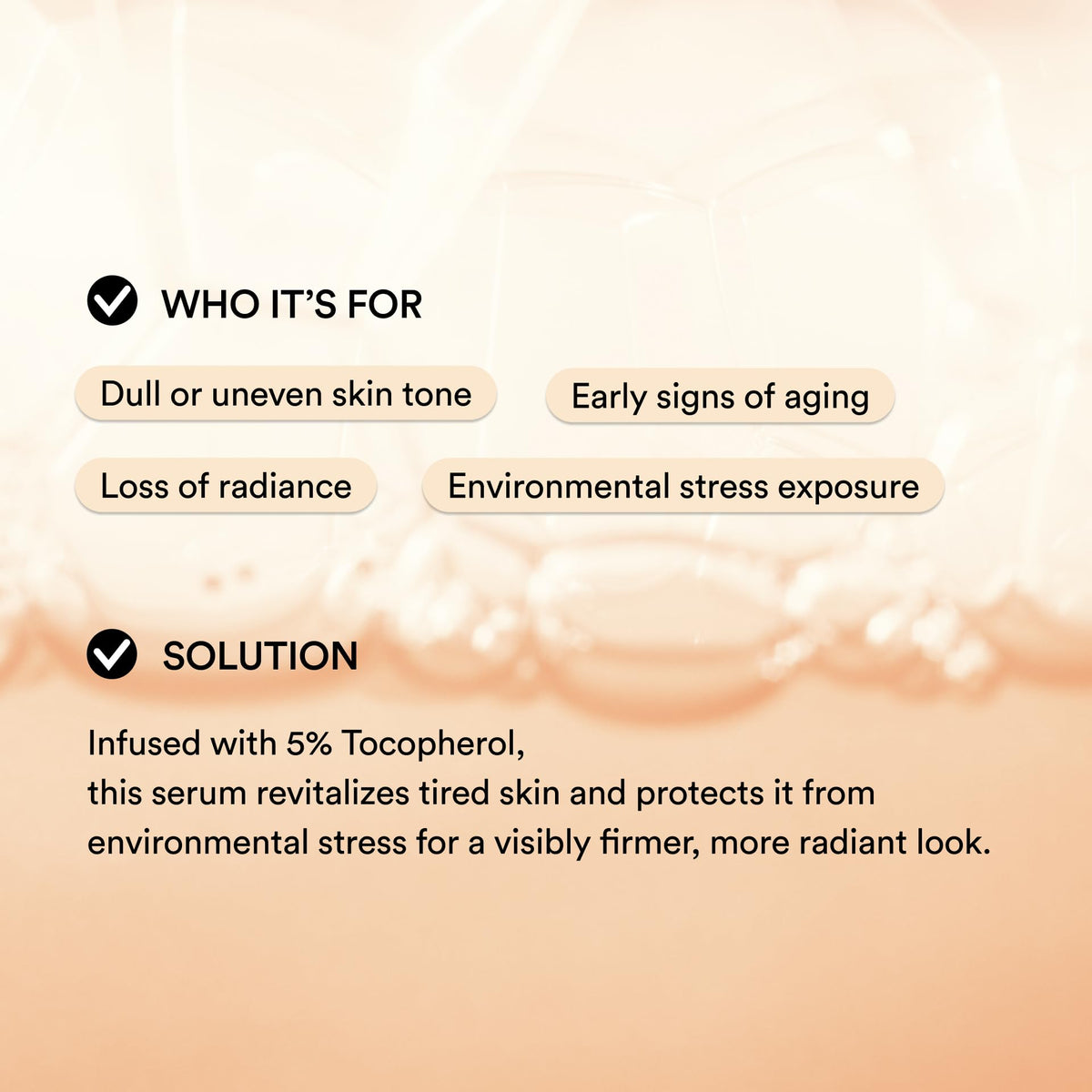 SKIT 5% Tocopherol Vitamin E Antioxidant Glow Serum, 1.69 fl oz