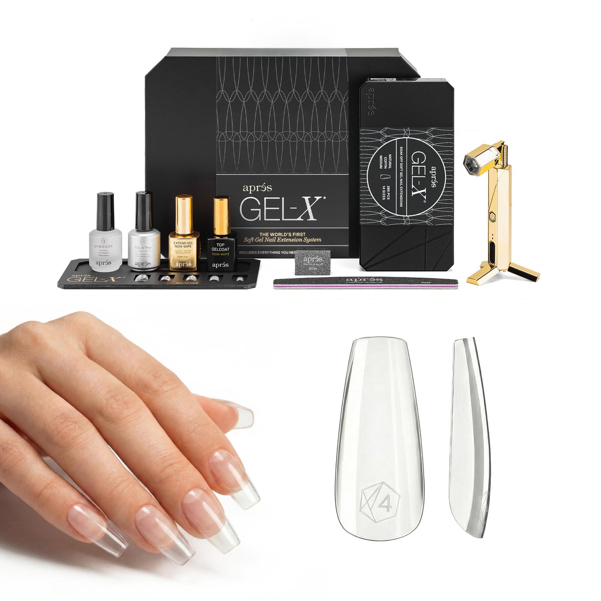 Aprés Gel-X Professional Soft Gel Nail Extension Starter Kit