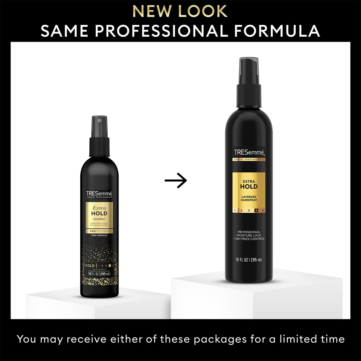 TRESemmé Extra Hold Non-Aerosol Hairspray 3-Pack with Keratin Repair Hair Mask