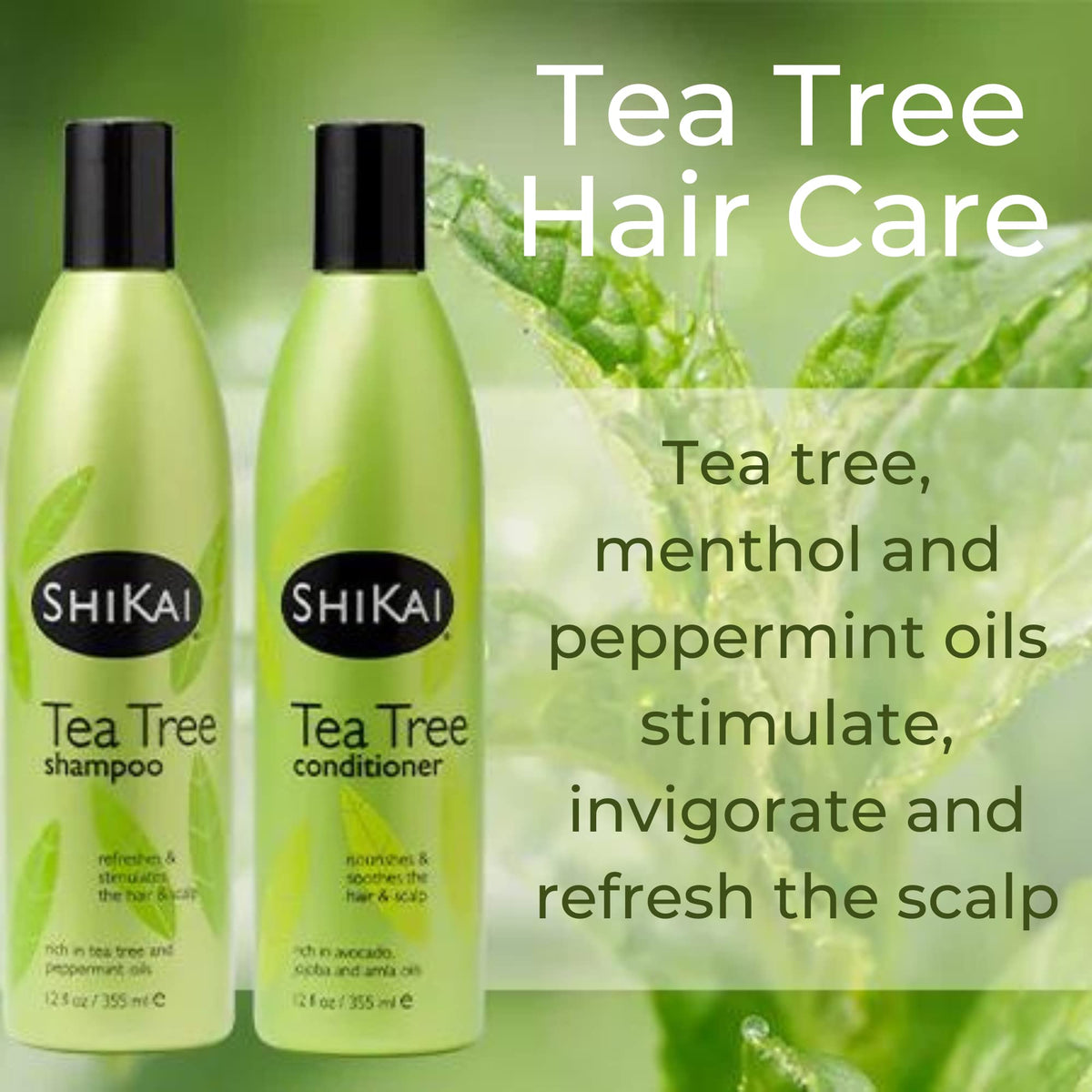 ShiKai Tea Tree Conditioner 24 oz with Peppermint and Jojoba Oil