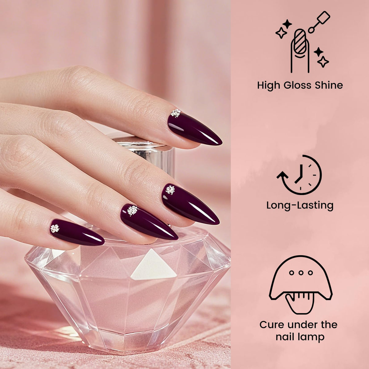 Phoenixy Gel Nail Polish Set with Vibrant Color Variety