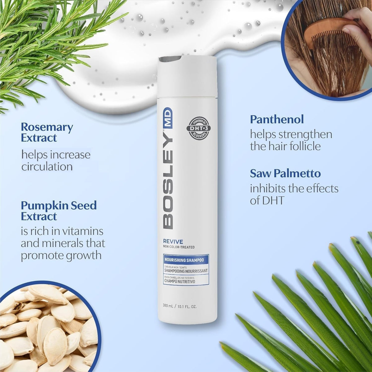 BosRevive Rosemary Haircare for Hair and Scalp Routines