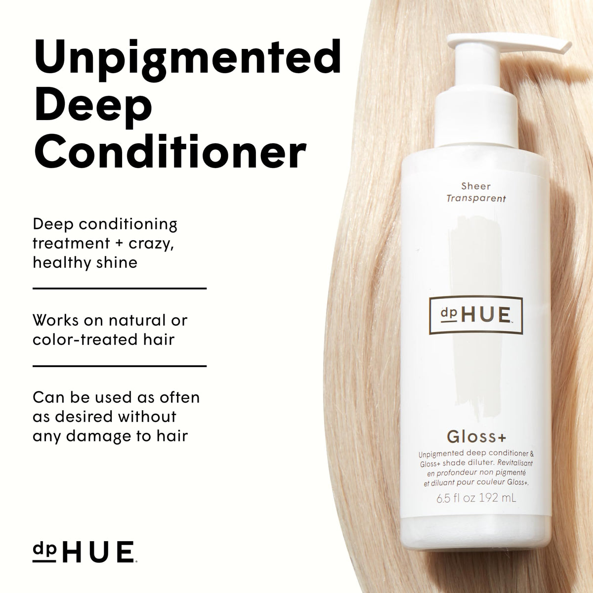 dpHUE Gloss+ Sheer Pigment-Free Deep Conditioner