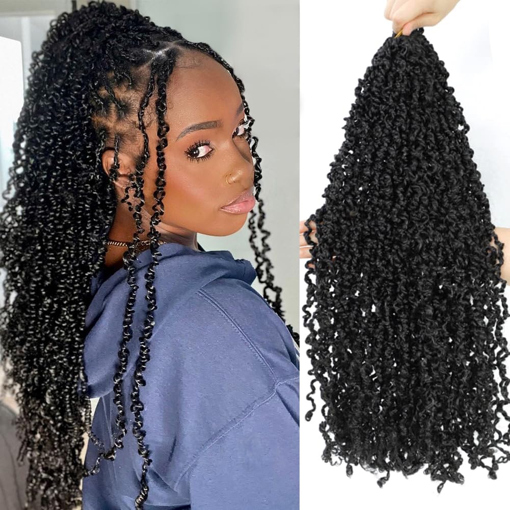 Boho Passion Twist Crochet Hair Pre-Looped Synthetic Locs