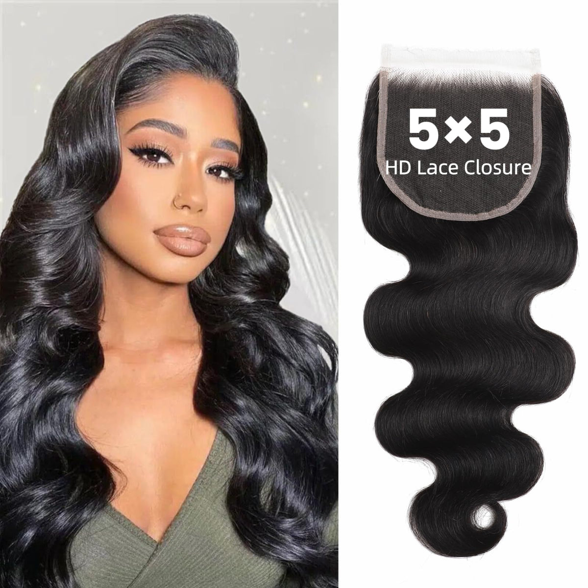 100% Real HD Lace Hairpiece