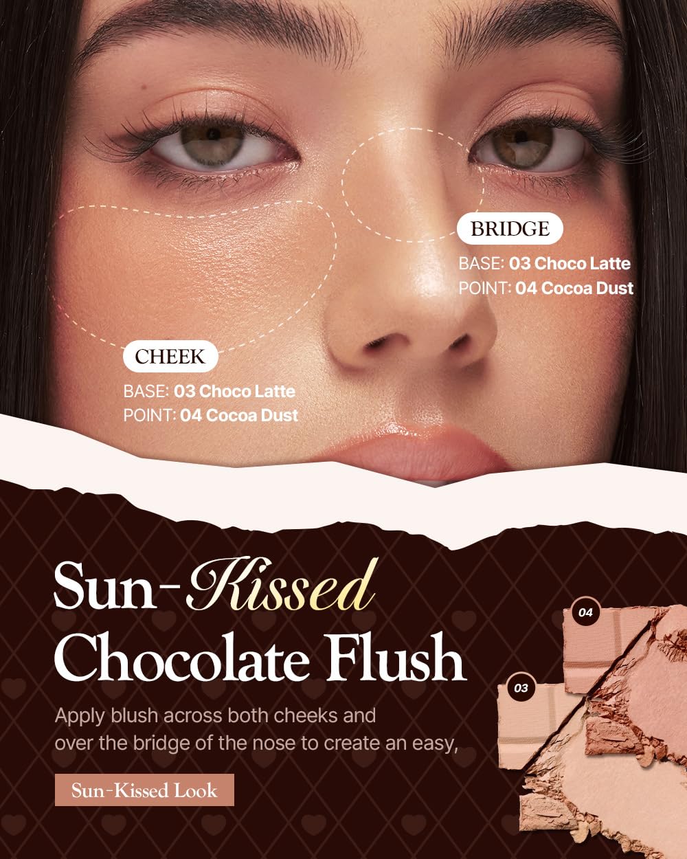Dasique Blending Mood Cheek 4-Shade Powder Blush Palette